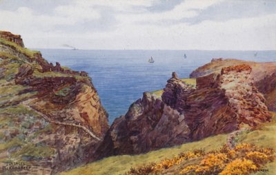 Tintagel, Insel und Burg von Alfred Robert Quinton